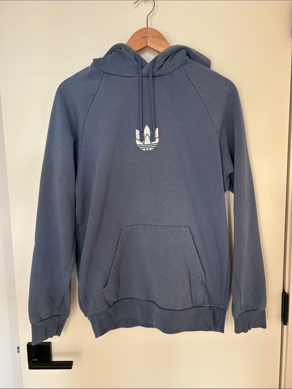 Adidas Men's Blue Hoodie Sweatshirt